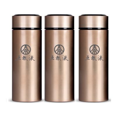 四川瀘州老窖定制304不銹鋼真空保溫杯子高檔商務保溫杯