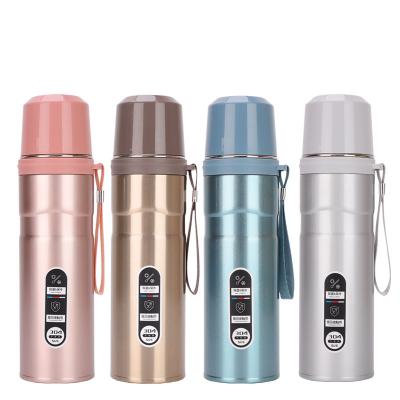 新款大容量提繩保溫杯戶外便攜304杯蓋水杯企業(yè)年會(huì)禮品定制杯子